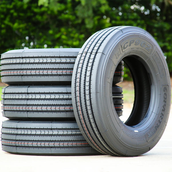 Copartner CP962 235/75R17.5 132/129M Load H Steer All-Season Commercial Tires — Set of 4