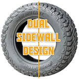Predator New Mutant X-RT 35x12.50R20 121Q Load E All-Season Rugged-Terrain Tires — Set of 2