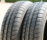 Bearway BW168 155R12 88/86Q Load D All-Season Commercial Tires — Set of 2