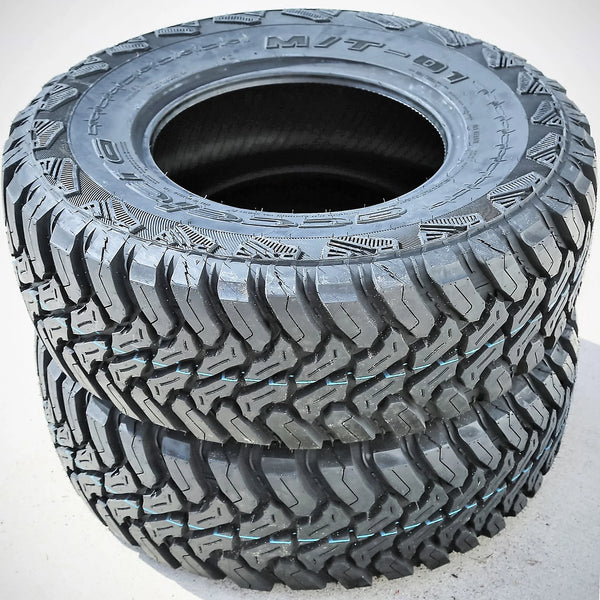 Accelera M/T-01 LT35x12.50R18 123Q 10-Ply All-Season Mud-Terrain Tires — Set of 2