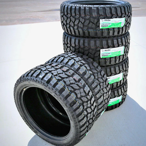 Haida Mud Champ HD869 33x12.50R24 104Q Load E All-Weather Mud-Terrain Tires — Set of 6