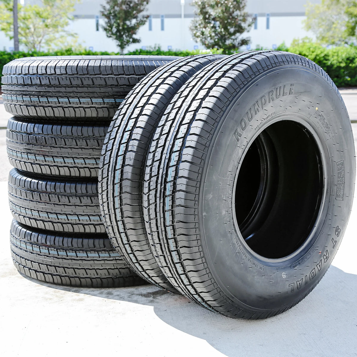 Roundrule ST Radial 235/85R16 Load G Trailer Tires — Set of 6