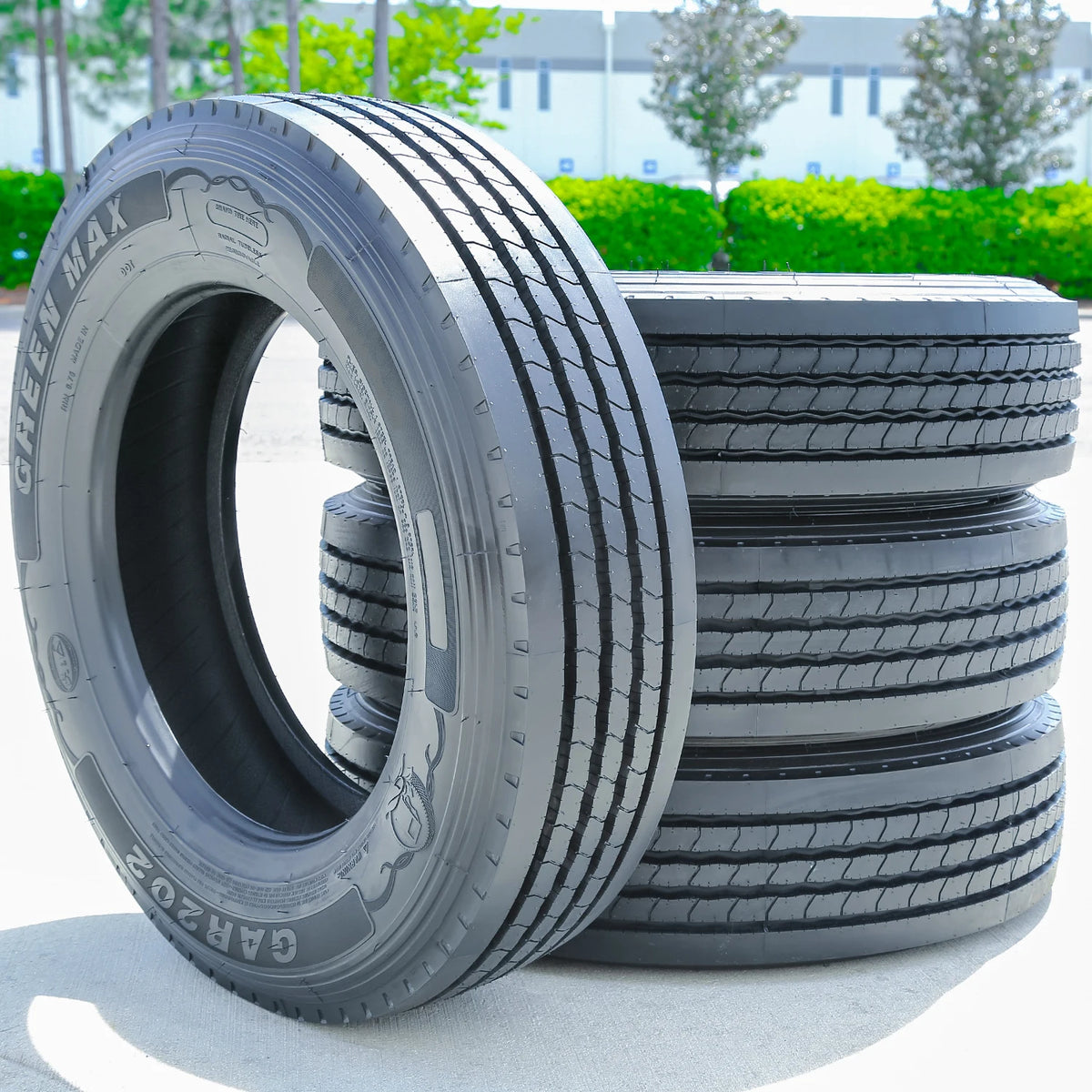Green Max GAR202 275/70R22.5 148/145M Load H All-Position All-Season Commercial Tires — Set of 4