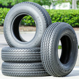 Loadstar Karrier KR35 ST185/80R13 Load D Trailer Tires — Set of 4