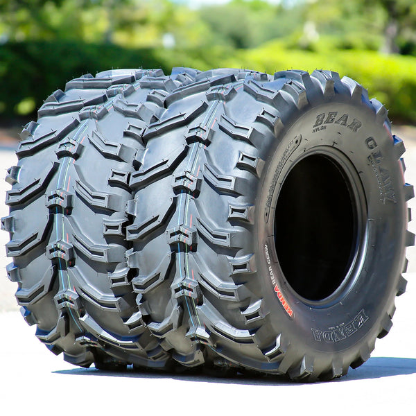 Kenda Bearclaw 26x12.00-12 6-Ply Front Rear ATV/UTV Tires — Set of 2