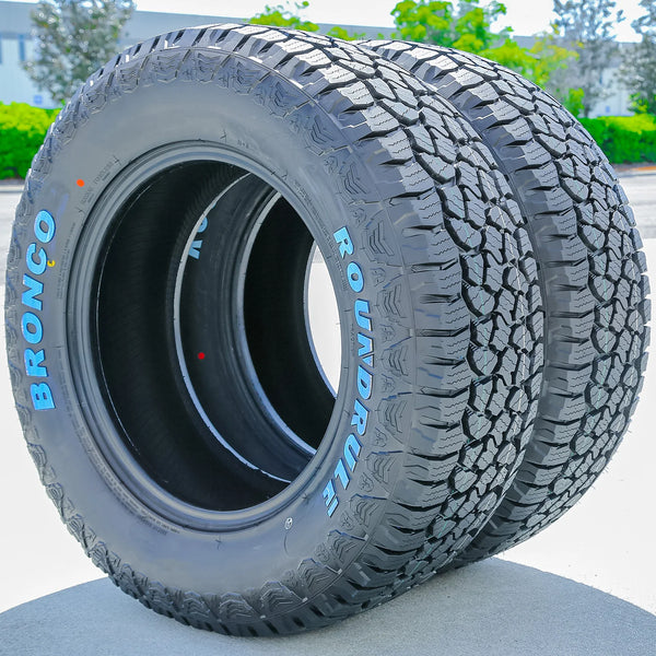 Roundrule Bronco 315/70R17 121/118Q Load E RWL All-Weather All-Terrain Tires — Set of 2