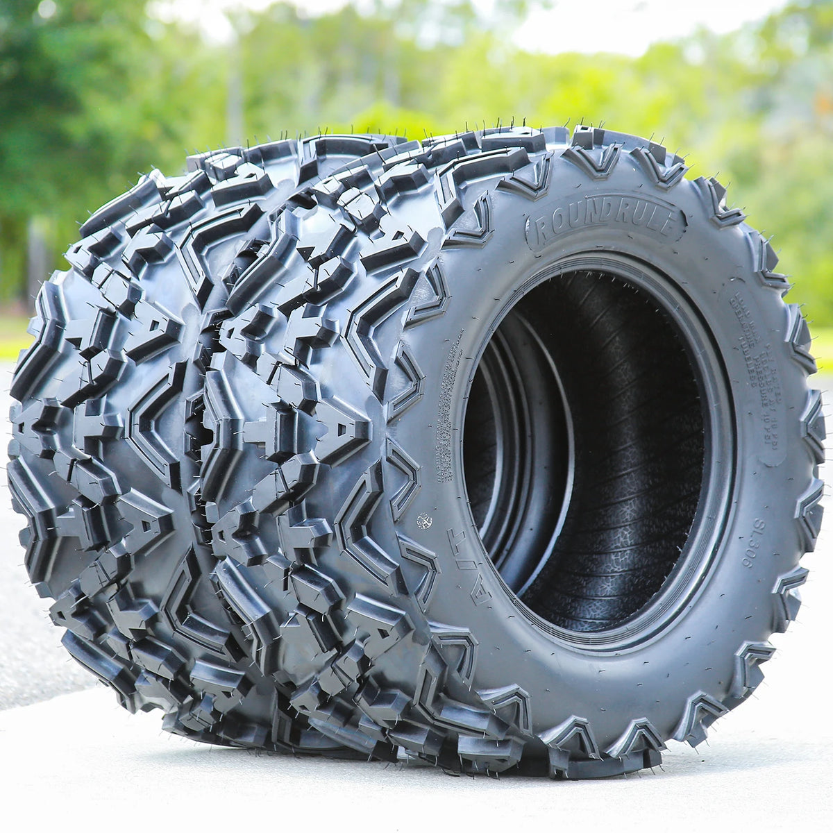 Roundrule SL306 27x11.00-14 82J 6-Ply ATV/UTV Tires — Set of 2