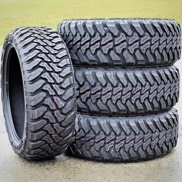 Accelera M/T-01 LT33x12.50R20 114Q Load E All-Season Mud-Terrain Tires — Set of 6