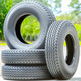 Transeagle ST Radial II Steel Belted ST205/75R14 Load E Trailer Tires — Set of 4